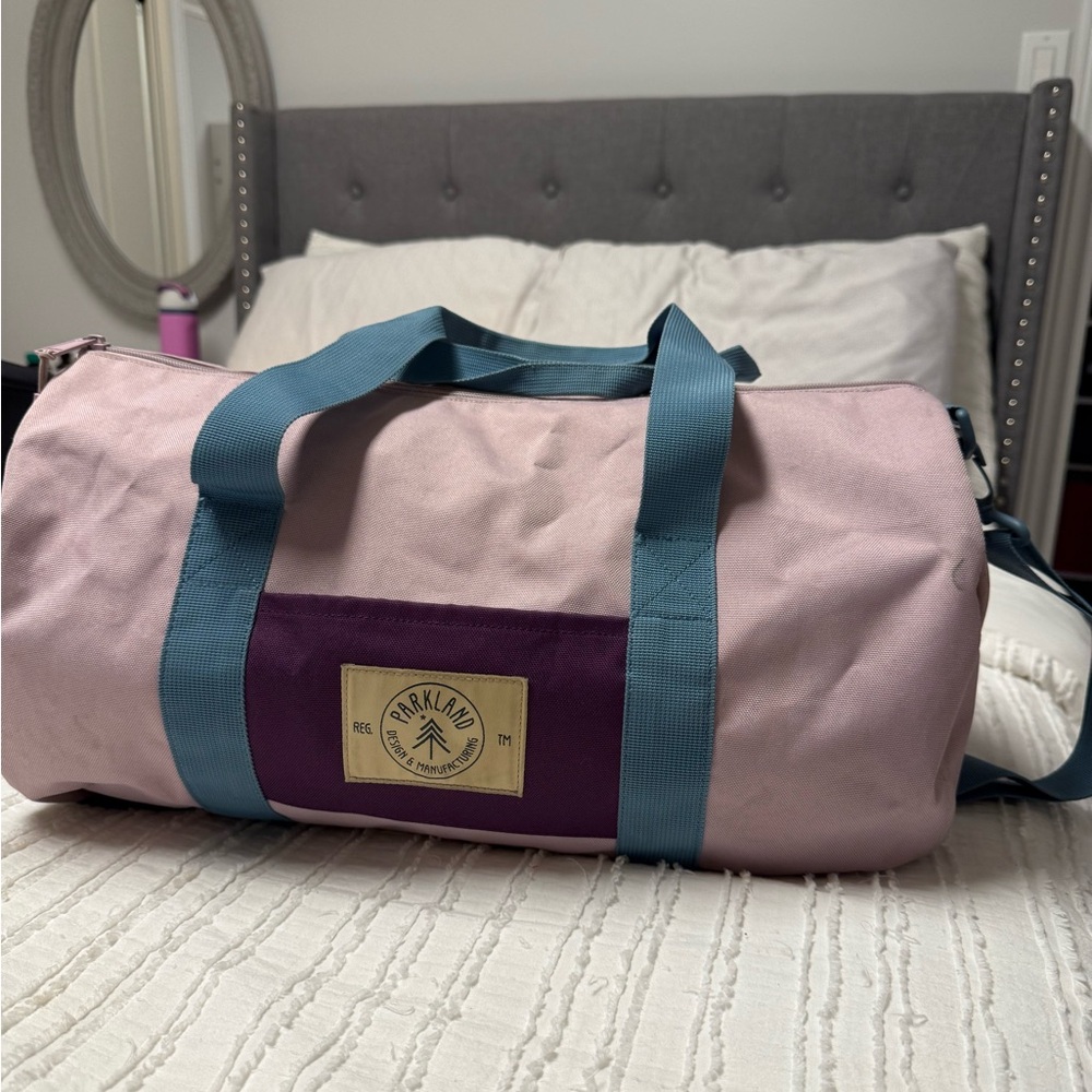 Pink and Purple Travel Bag